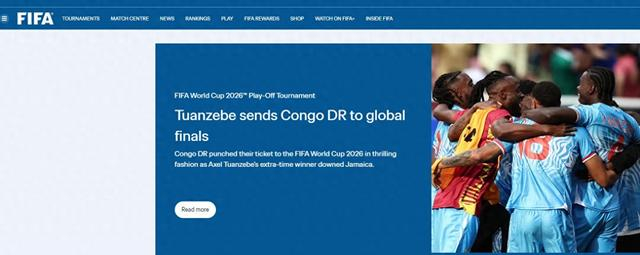 开云注册网址-刚果民主共和国晋级！北京球迷的老熟人要踢世界杯啦！|刚果民主共和国队|巴坎布|牙买加队|皇家贝蒂斯|图安泽贝_新浪新闻